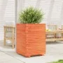 Jardinera madera maciza de pino marrón cera 50x50x72 cm de , Maceteros y jardineras - Ref: Foro24-3282611, Precio: 184,07 €, ...