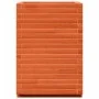 Jardinera madera maciza de pino marrón cera 50x50x72 cm de , Maceteros y jardineras - Ref: Foro24-3282611, Precio: 184,07 €, ...