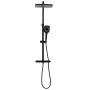 Set de ducha de doble cabezal con mezclador y flexo latón negro by , shower heads - Ref: Foro24-4013454, Price: 171,13 €, Dis...