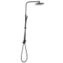 Set de ducha de doble cabezal con mezclador y flexo latón negro by , shower heads - Ref: Foro24-4013454, Price: 171,13 €, Dis...