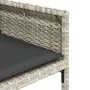 Garten-Essgruppe 11-teilig mit grauen Polstern aus synthetischem Rattan. von , Gartensets - Ref: Foro24-3278158, Preis: 727,2...