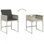 Garten-Essgruppe 11-teilig mit grauen Polstern aus synthetischem Rattan. von , Gartensets - Ref: Foro24-3278158, Preis: 727,2...