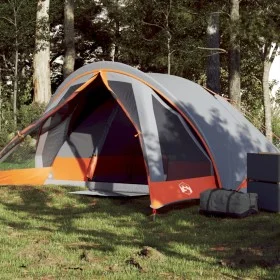 Tienda de campaña para 4 personas impermeable gris y naranja by , tents - Ref: Foro24-94715, Price: 125,07 €, Discount: %