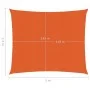 Toldo de vela naranja HDPE 160 g/m² 2,5x3 m by , Umbrellas - Ref: Foro24-311672, Price: 25,39 €, Discount: %