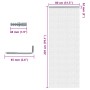 Kettengitter für Aluminiumtür 80x201 cm von , Moskitonetze für Fenster - Ref: Foro24-4010008, Preis: 72,98 €, Rabatt: %