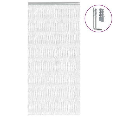 Mosquitera de cadena para puerta aluminio 100x212 cm von , Moskitonetze für Fenster - Ref: Foro24-4010015, Preis: 95,26 €, Ra...