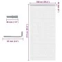Mosquitera de cadena para puerta aluminio 100x212 cm by , Mosquito nets for windows - Ref: Foro24-4010015, Price: 89,92 €, Di...