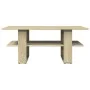 Mesa de centro madera de ingeniería roble Sonoma 102x55x42 cm de , Mesas de centro - Ref: Foro24-823264, Precio: 56,27 €, Des...
