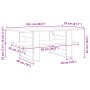 Mesa de centro madera de ingeniería roble Sonoma 102x55x42 cm von , Couchtisch - Ref: Foro24-823264, Preis: 57,14 €, Rabatt: %