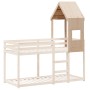 Massives Kiefernholz-Kinderbett-Dach 55x99x139,5 cm von , Zubehör für Betten und Lattenroste - Ref: Foro24-846891, Preis: 81,...