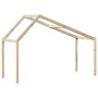 Massives Kiefernholz-Kinderbett-Dach 213x85,5x144,5 cm. von , Zubehör für Betten und Lattenroste - Ref: Foro24-846937, Preis:...