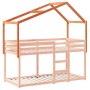 Massives Kiefernholz-Kinderbettgestell in Braun 203x95,5x142cm von , Zubehör für Betten und Lattenroste - Ref: Foro24-846942,...