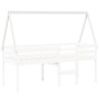 Massives weißes Kinderbett aus Holz 199x80,5x88 cm von , Zubehör für Betten und Lattenroste - Ref: Foro24-846956, Preis: 51,8...