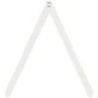 Solid white wood children's bed canopy 199x80.5x88 cm by , Accessories for beds and slatted bases - Ref: Foro24-846956, Price...