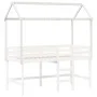 Massives weißes Kinderbett aus Holz 207x80,5x151,5 cm von , Zubehör für Betten und Lattenroste - Ref: Foro24-846968, Preis: 9...