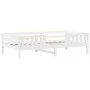 Solid white pine wood bed frame 80x200 cm by , Beds and slatted bases - Ref: Foro24-846977, Price: 117,07 €, Discount: %