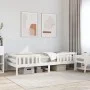 Solid white pine wood bed frame 80x200 cm by , Beds and slatted bases - Ref: Foro24-846977, Price: 117,07 €, Discount: %