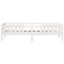 Solid white pine wood bed frame 80x200 cm by , Beds and slatted bases - Ref: Foro24-846977, Price: 117,07 €, Discount: %