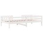 Solid white pine wood bed frame 80x200 cm by , Beds and slatted bases - Ref: Foro24-846977, Price: 118,51 €, Discount: %