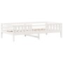 Solid white pine wood bed frame 90x190 cm by , Beds and slatted bases - Ref: Foro24-846980, Price: 146,92 €, Discount: %