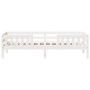 Solid white pine wood bed frame 90x190 cm by , Beds and slatted bases - Ref: Foro24-846980, Price: 146,92 €, Discount: %