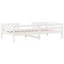 Solid white pine wood bed frame 90x190 cm by , Beds and slatted bases - Ref: Foro24-846980, Price: 146,92 €, Discount: %