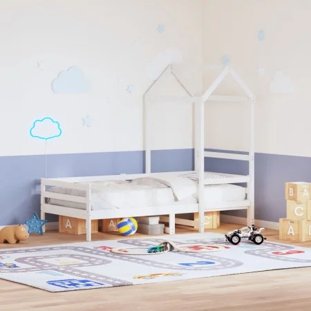 Kinderbettgestell Massivholz Weiß 108x70x176,5 cm von , Zubehör für Betten und Lattenroste - Ref: Foro24-846989, Preis: 84,10...