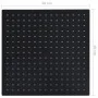 Cabezal ducha efecto lluvia acero inox cuadrado negro 40x40 cm de vidaXL, Cabezales de ducha - Ref: Foro24-147698, Precio: 55...