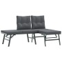 Bancos de jardín cojines 3 pzas acero recubrimiento polvo negro by , Garden sets - Ref: Foro24-3283710, Price: 274,92 €, Disc...
