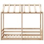 Massives Kieferholzbett für Kinder 70x140 cm von , Betten und Lattenroste - Ref: Foro24-847015, Preis: 92,18 €, Rabatt: %