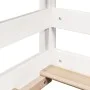 Kinderbett mit massivem Kieferndach in Weiß 90x200 cm von , Betten und Lattenroste - Ref: Foro24-847001, Preis: 129,43 €, Rab...
