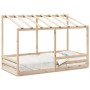 Kinderbett mit massivem Kieferndach 80x200 cm von , Betten und Lattenroste - Ref: Foro24-847003, Preis: 106,50 €, Rabatt: %