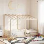 Kinderbett mit massivem Kieferndach 80x200 cm von , Betten und Lattenroste - Ref: Foro24-847003, Preis: 105,52 €, Rabatt: %