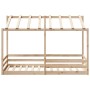 Kinderbett mit massivem Kieferndach 80x200 cm von , Betten und Lattenroste - Ref: Foro24-847003, Preis: 106,50 €, Rabatt: %