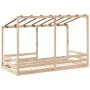 Kinderbett mit massivem Kieferndach 80x200 cm von , Betten und Lattenroste - Ref: Foro24-847003, Preis: 105,52 €, Rabatt: %