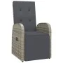 Set comedor jardín 7 pzas y cojines ratán sintético gris by , Garden sets - Ref: Foro24-3277602, Price: 1,00 €, Discount: %