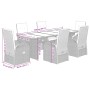 Set comedor jardín 7 pzas y cojines ratán sintético gris de , Conjuntos de jardín - Ref: Foro24-3277602, Precio: 1,00 €, Desc...