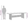 Set comedor jardín 7 pzas y cojines ratán sintético gris by , Garden sets - Ref: Foro24-3277602, Price: 1,00 €, Discount: %