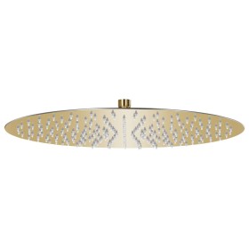 Runder Duschkopf mit Regeneffekt, goldfarbener Edelstahl, 40 cm von vidaXL, Duschköpfe - Ref: Foro24-147706, Preis: 53,68 €, ...