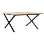 Mesa de centro marco X madera maciza pino y acero 80x80x45 cm von , Küchen- und Esstische - Ref: Foro24-3282685, Preis: 75,24...