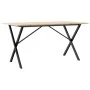 Mesa de comedor marco X madera maciza pino y acero 140x80x75cm de , Mesas de cocina y de comedor - Ref: Foro24-3282698, Preci...