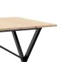 Esstisch mit massivem Kiefernholzrahmen und Stahlgestell 140x80x75cm. von , Küchen- und Esstische - Ref: Foro24-3282698, Prei...