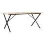 Mesa de comedor marco X madera maciza pino y acero 180x90x75cm de , Mesas de cocina y de comedor - Ref: Foro24-3282700, Preci...