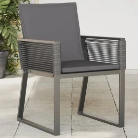 Sillones de jardín con cojines 2 uds ratán sintético negro by , Garden chairs - Ref: Foro24-4008115, Price: 158,92 €, Discoun...