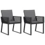 Sillones de jardín con cojines 2 uds ratán sintético negro by , Garden chairs - Ref: Foro24-4008115, Price: 158,92 €, Discoun...