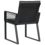 Gartensofas mit Kissen, 2 Stück, aus schwarzem synthetischem Rattan von , Gartenstühle - Ref: Foro24-4008115, Preis: 161,01 €...