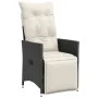 Set de comedor de jardín 9 pzas y cojines ratán sintético negro by , Garden sets - Ref: Foro24-3276870, Price: 1,00 €, Discou...