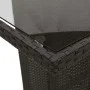 Set de comedor de jardín 9 pzas y cojines ratán sintético negro by , Garden sets - Ref: Foro24-3276870, Price: 1,00 €, Discou...