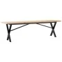 Massivholz-Kiefer- und Stahlrahmen-Couchtisch 160x40x45,5cm von , Küchen- und Esstische - Ref: Foro24-3282756, Preis: 97,45 €...