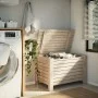 Caja de almacenaje con tapa RANA madera maciza pino 100x49x54cm by , Storage trunks - Ref: Foro24-4002323, Price: 101,26 €, D...
